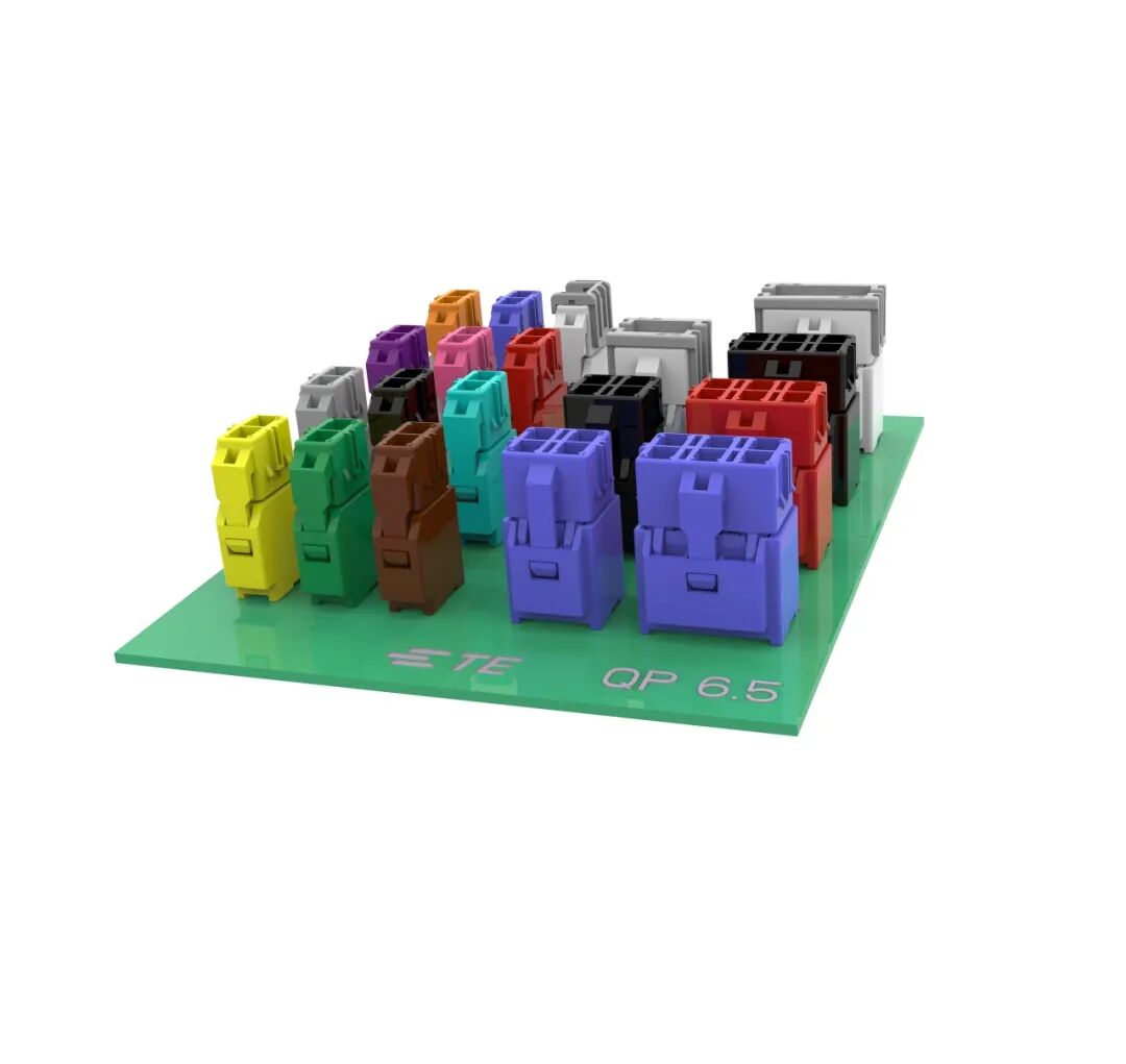 TE QP 6.5 多色电源连接器，助您与错配困扰说bye bye